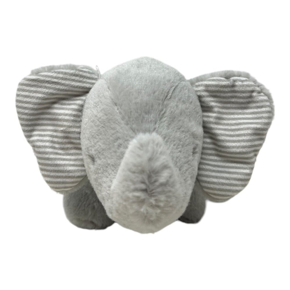 Carters Child Of Mine Grey Elephant Plush Baby Toy Wind-up Musical